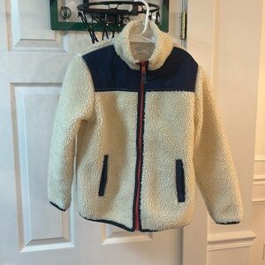 Kids white Crewcuts fleece size 8